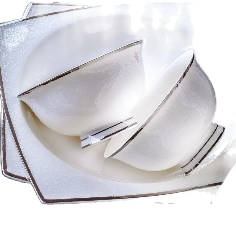 Керамическая посуда в европейском стиле набор из 60 насадок для риса салата лапши