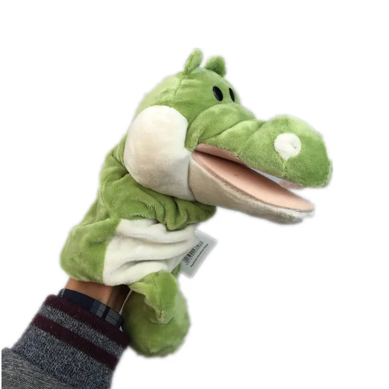 

New Sexy Cute Cartoon Plush Daby Toy Nici Hippo Ladybug Wolf Giraffe Raccoon Crocodile Stereo Hand Puppet Daby Telling Story