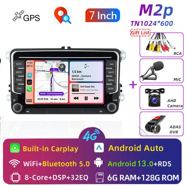 

Автомагнитола на Android для VW POLO GOLF Plus PASSAT B6 JETTA Skoda TIGUAN TOURAN SHARAN SCIROCCO Caddy Vento Carplay Audio Ster
