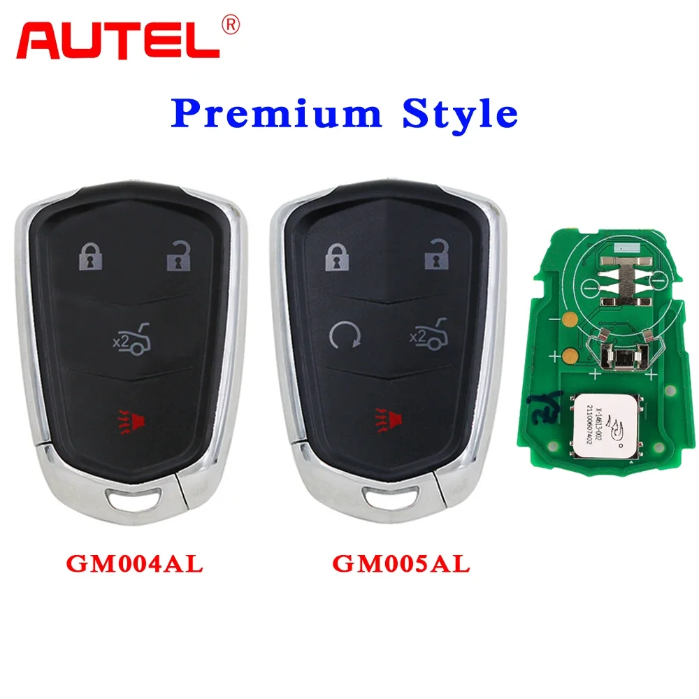 Умный ключ AUTEL MAXIIM IKEY премиум-класса для Cadillac GM IKEYGM004AL IKEYGM005AL используемый с MaxiIM KM100