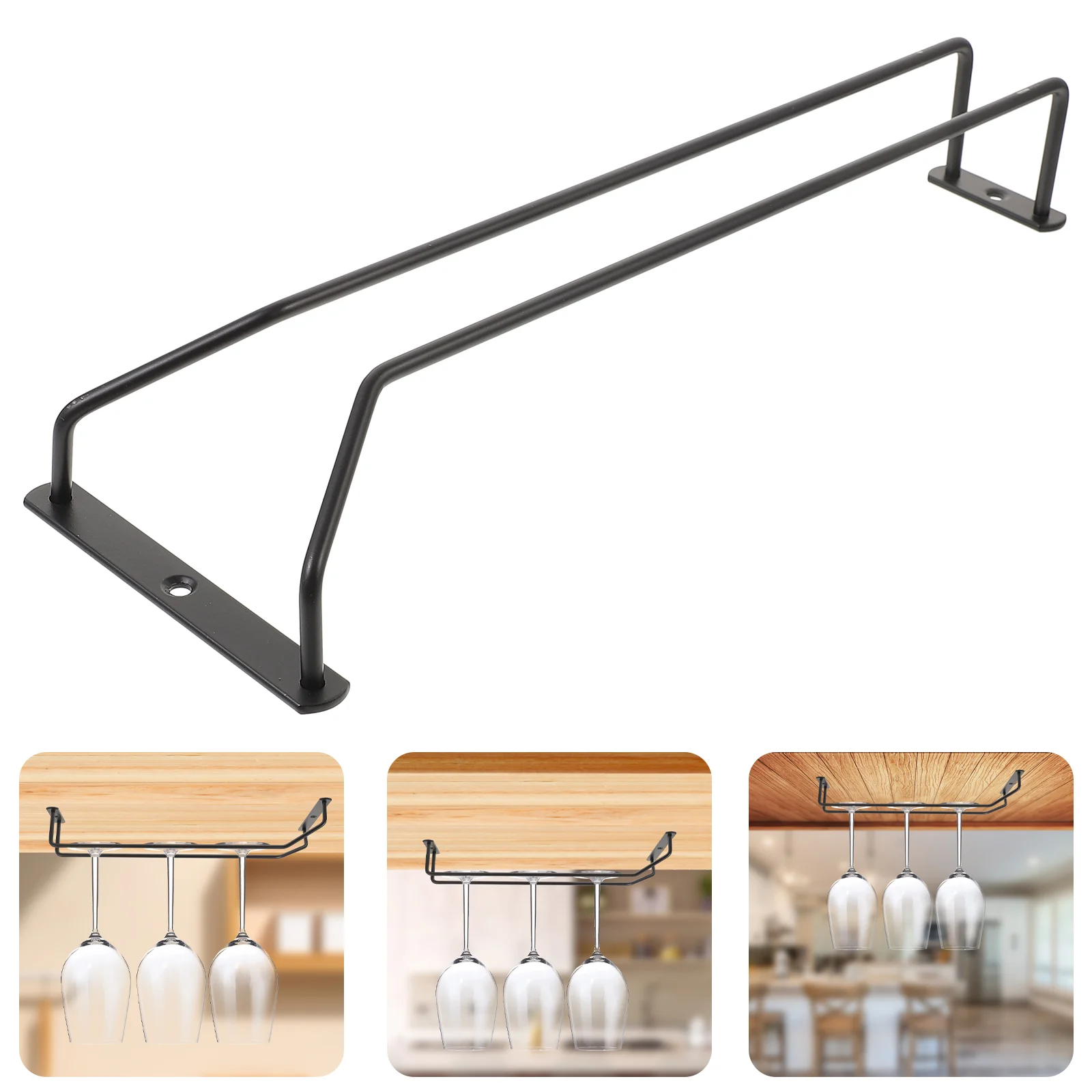 Перевернутый держатель для стекла под шкафом стойка бокалов вешалка чашек