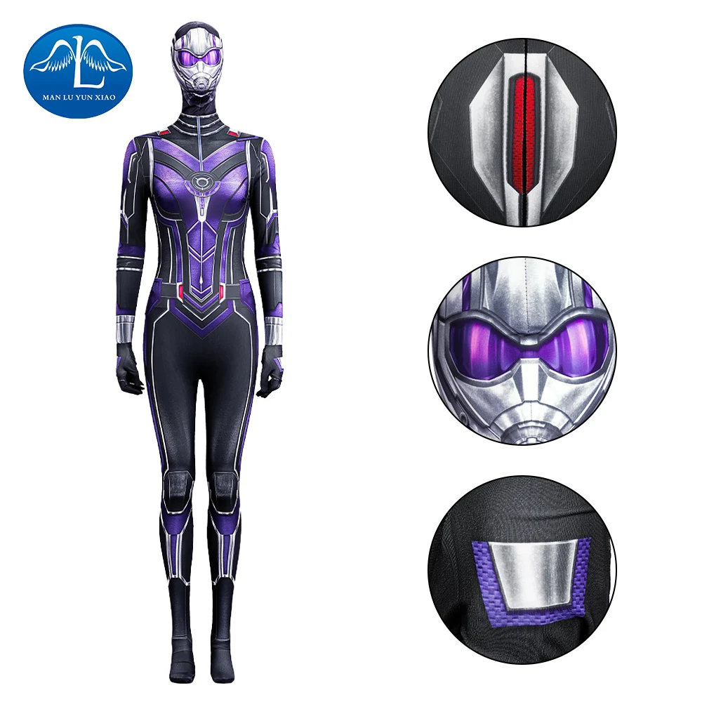 

Ant 3 Cassie Lang Cosplay Bodysuit Costume Ant-Man and the Wasp Quantumania Jumpsuit Suit Halloween Costume Woman