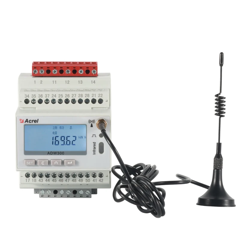 

Acrel ADW300 беспроводной счетчик электроэнергии для мониторинга мощности IoT