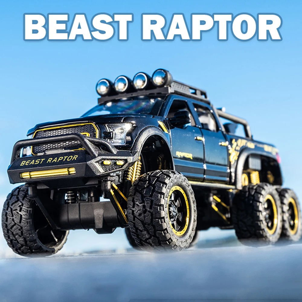 

1:32 Raptor F150 внедорожник модель автомобиля из сплава детские игрушки подарок на день рождения
