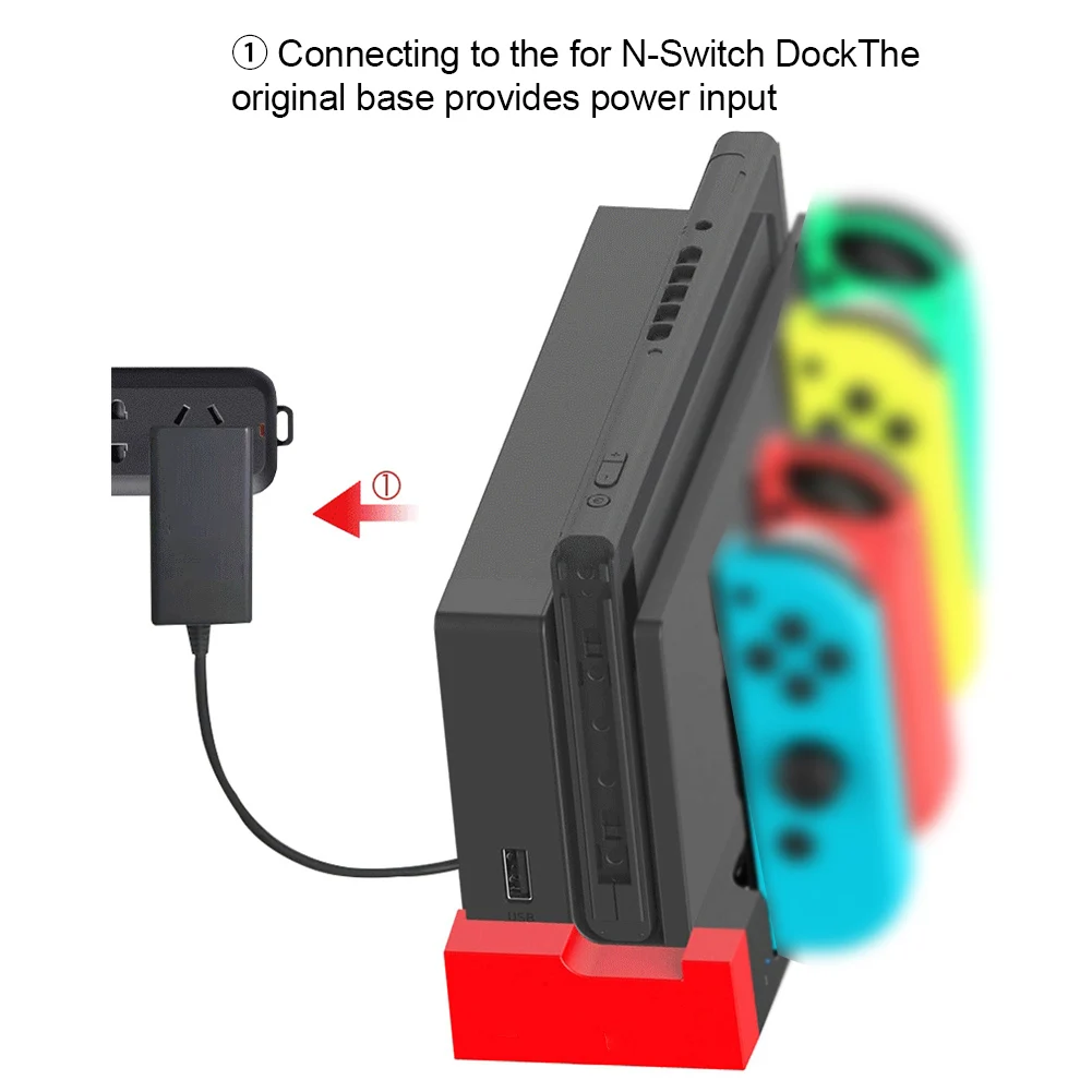 Эффективно разработанная зарядная станция для Nintendo переключателя защищает от