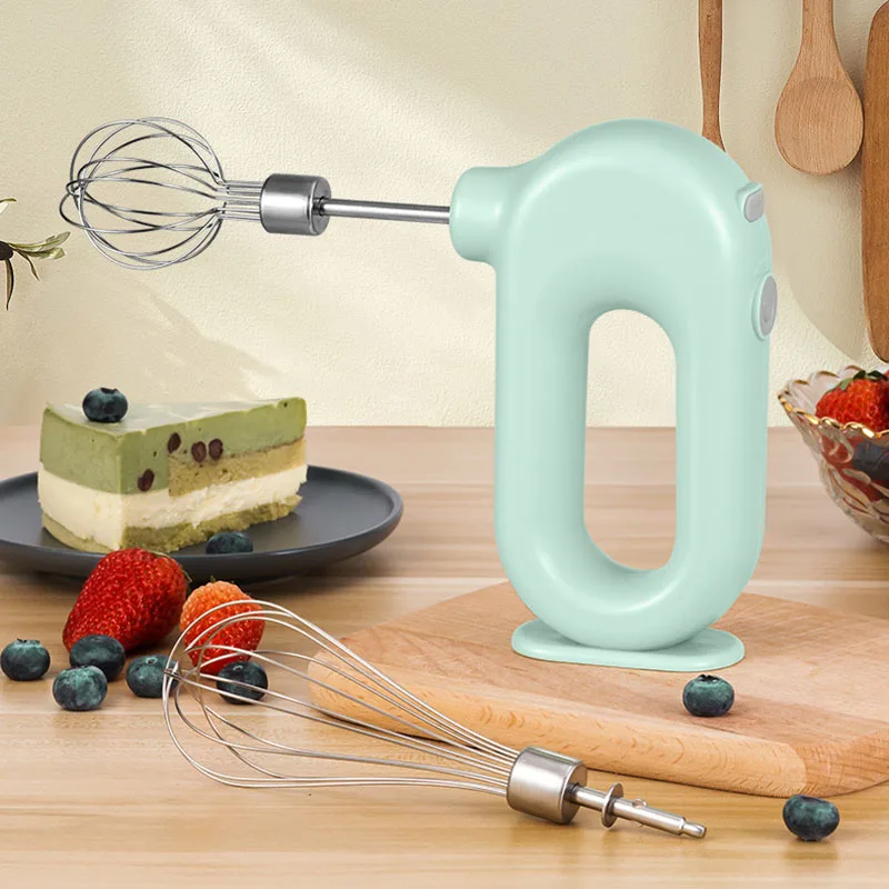 

Electric Egg Beater USB Rechargeable Wireless Mini Mixer Handheld Food Blender Automatic Cream Food Cake Baking Mixer