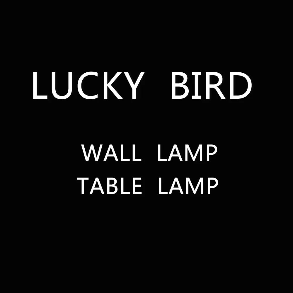 

Реалистичная светодиодсветодиодный настольная лампа Lucky Bird, прикроватная вороновая лампа для спальни, домашний декор, Настенный декор на Х...