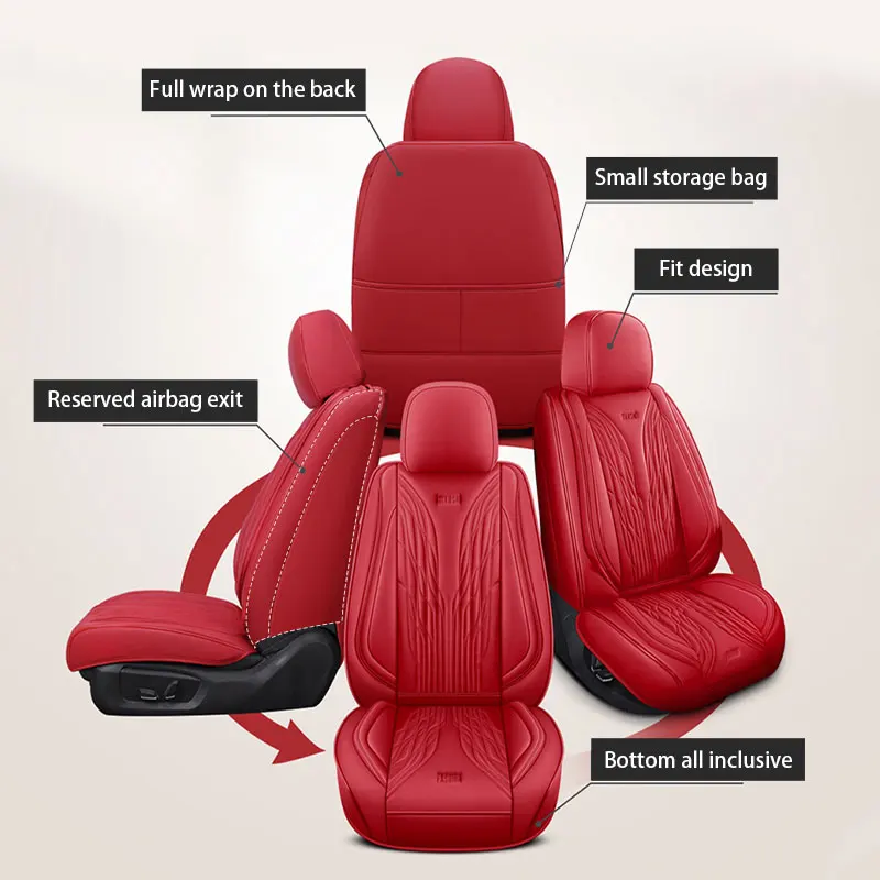 Full Surround Car Seat Cover Set Front Cushion Auto Protector Mat Pad Anti Scratch Universal for Sedans SUV Pick-up Truck |