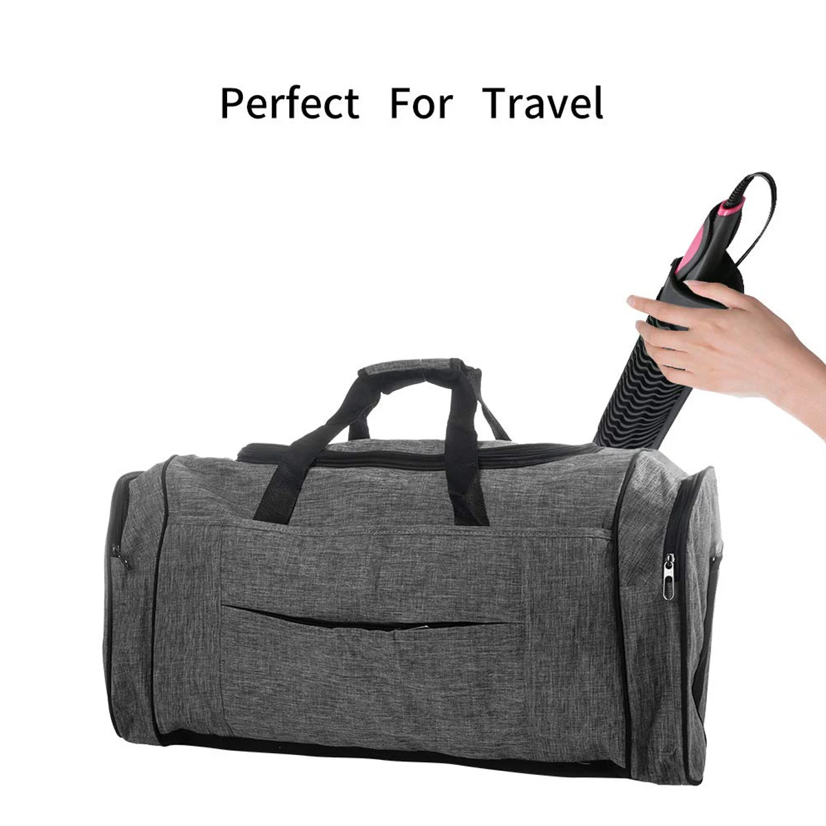 Черный силиконовый термостойкий коврик парикмахерский выпрямитель для волос