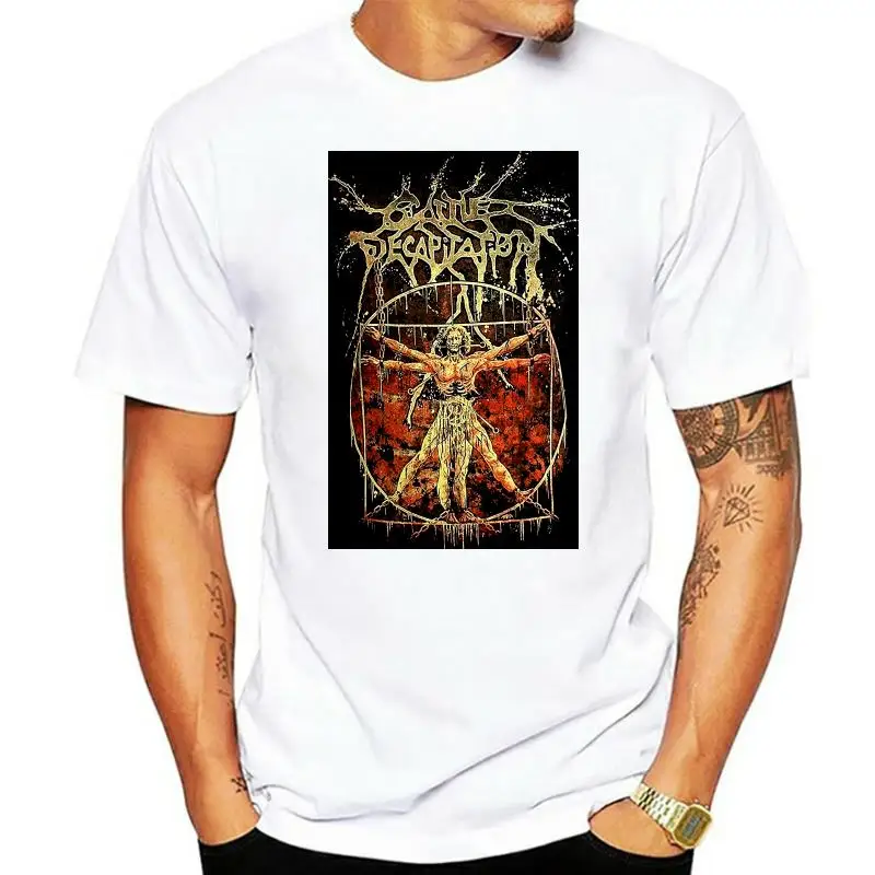 

funny t shirts Cattle Decapitation Fashion Mens Vitruvian T-Shirt Black