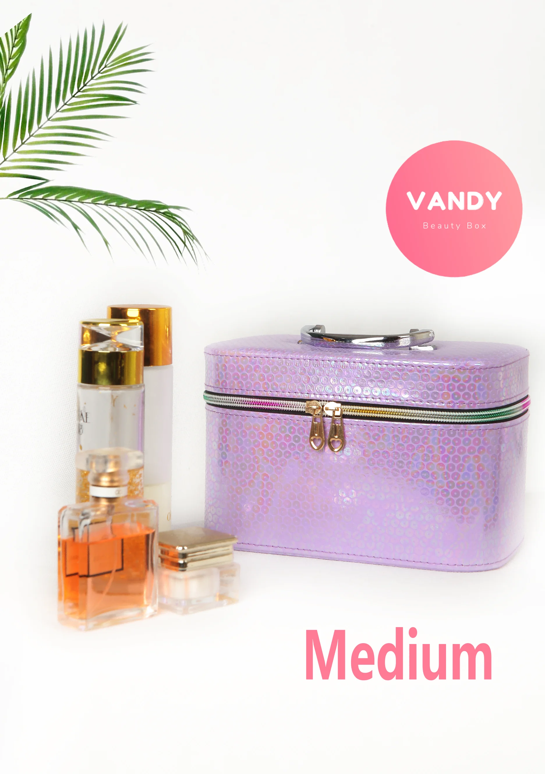 Новинка 2022 яркие фиолетовые сумки Vandy из искусственной кожи для косметики