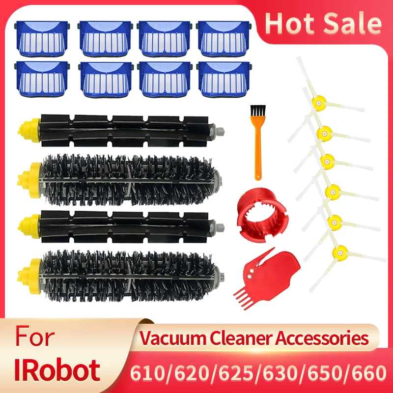 Для iRobot Roomba 600 серия 610 620 625 630 650 660 щетка с щетиной для вакуумного измельчения +