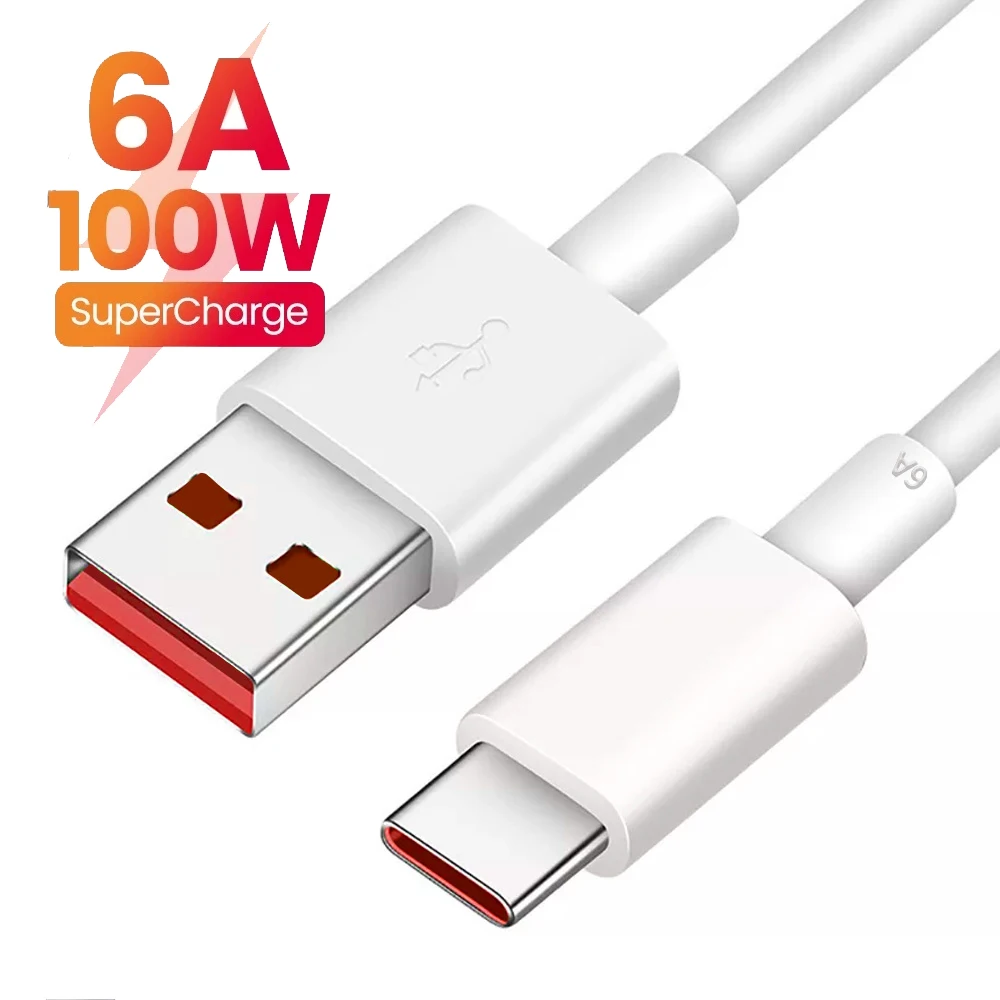 

For Huawei Mate 40 66W 6A Super Fast Charging Cable Type C Data Wire 0.3M/1M/1.5M/2M Micro USB Data Cord For Mate 40 Plus/Pro