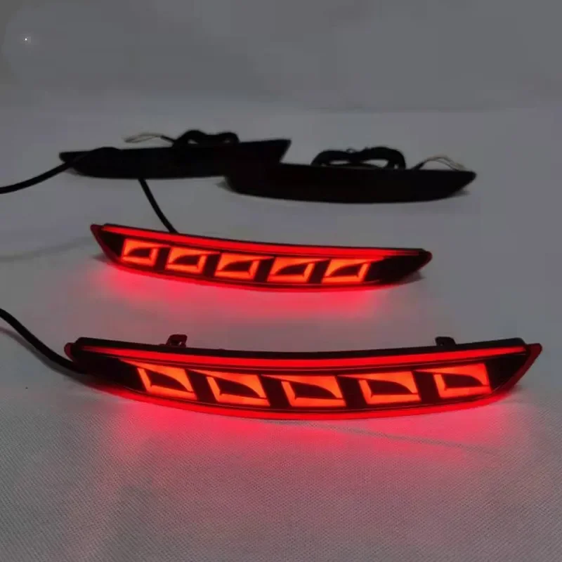 Фонари заднего бампера для Mazda 3 Sedan 2020 2021 светодиодный отражатель указателя