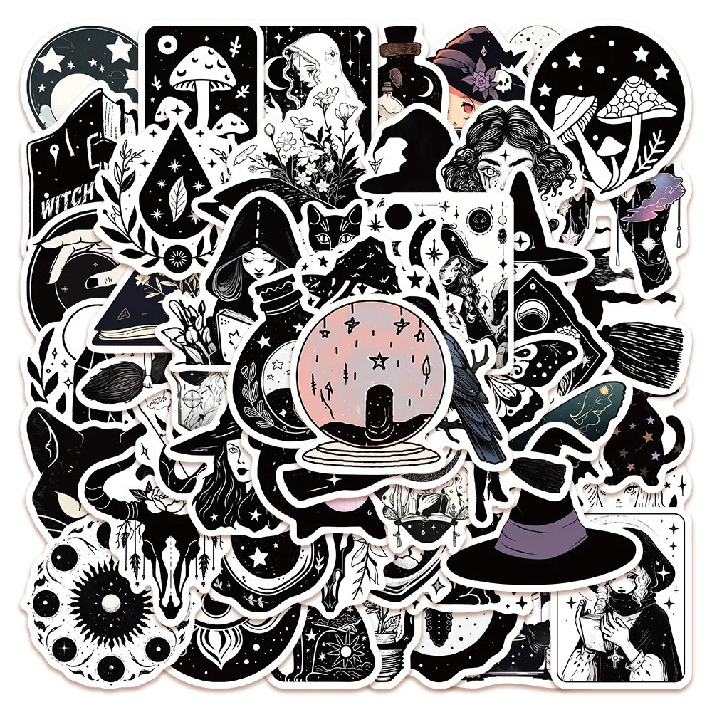

Набор стикеров ведьма 52 шт