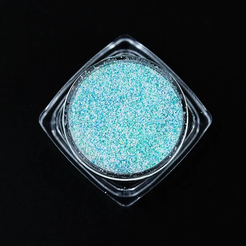 6 шт./лот голографический Блестящий Порошок Для Ногтей Сияющий яркий цвет