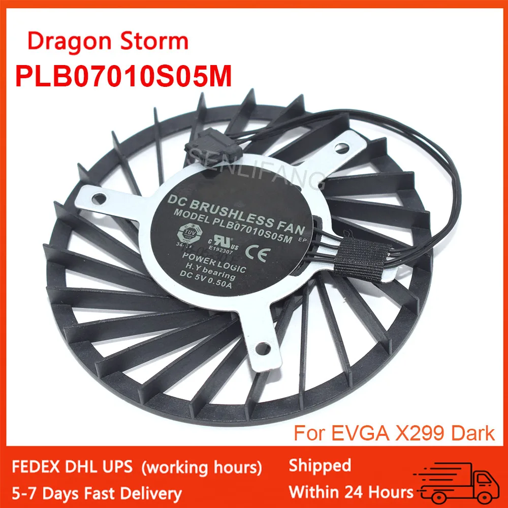 Охлаждение материнской платы 5 В PLB07010S05M для EVGA X299 Dark DC бесщеточный вентилятор 0 50 А