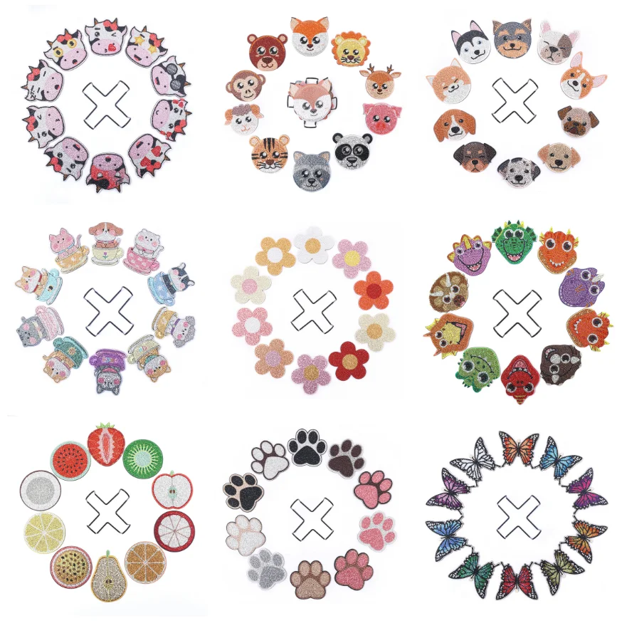 

10/8 шт. «сделай сам», алмазная живопись, Мультяшные круглые подставки, подставка под чашки для напитков, настольная подставка, подушка, изоляционная подставка, подарок, алмазная поделка