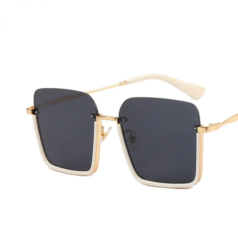 Шикарные новые женские солнцезащитные очки в большой оправе стиле ретро