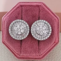 2022 new trendy real silver color gothic earring for women lady anniversary gift jewelry wholesale valentines day e5676