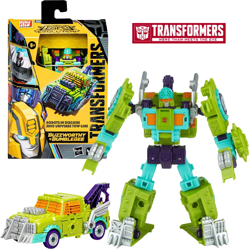 

Spot Goods Hasbro Transformers Buzzworthy Bumblebee Legacy: Evolution Robots In Disguise 2000 Universe Tow-Line Original
