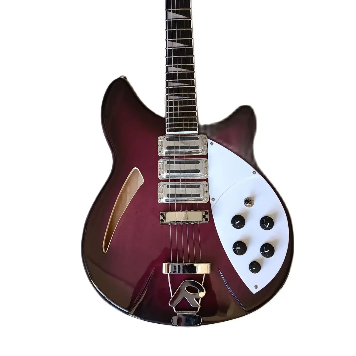 

Custom Ricken 6/12 string 360 Semi Acoustic Electric Guitar Toaster Pickups R Bridge