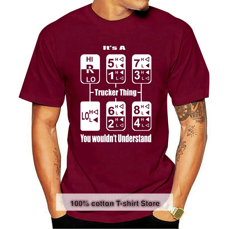 

It A Trucker Thing. Funny T-Shirt. Truck Lorry Driver Man New Brand Clothing O Neck Short Sleeves Cotton Men Funny T Shirt