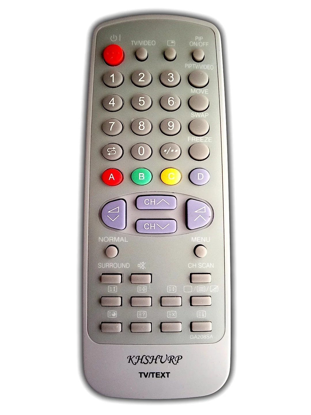 Remote control for sharp ga208sa remote |