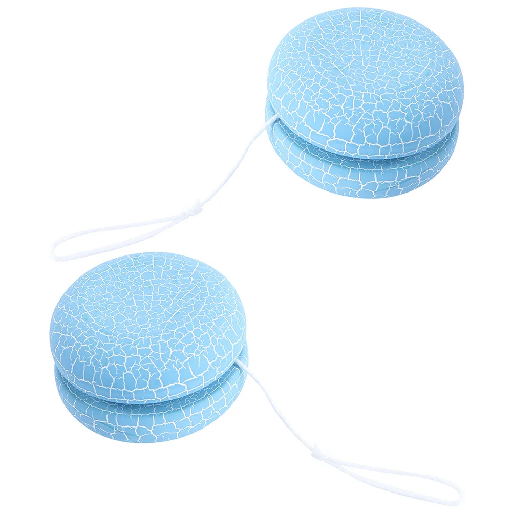 

2 Pcs Unisex Yo-yo Ball Wooden Toys Balls Interesting The Gift Fingertip Student's Funny Playthings