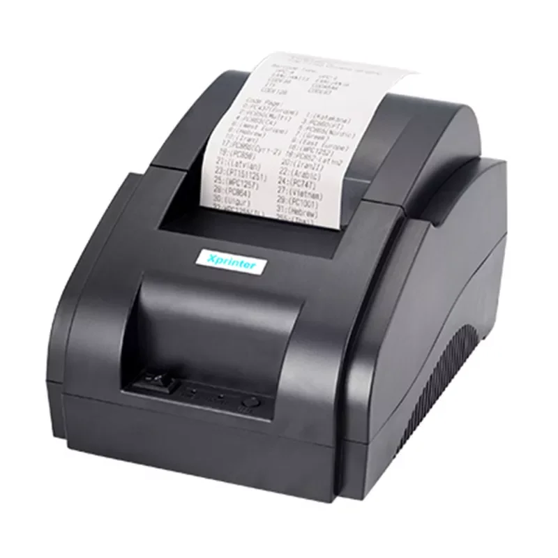 

2022 Xprinter POS 58 USB & USB + Bluetooth for Android and IOS 58mm Thermal Small Ticket Printer Bill Machine