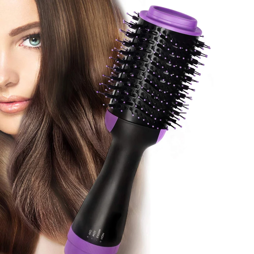 

Hot Air Brush Hair Curler Straightener Comb 1000w One-Step Original Ion Blow Hair Dryer &Volumizer Salon Hair Styling Tools