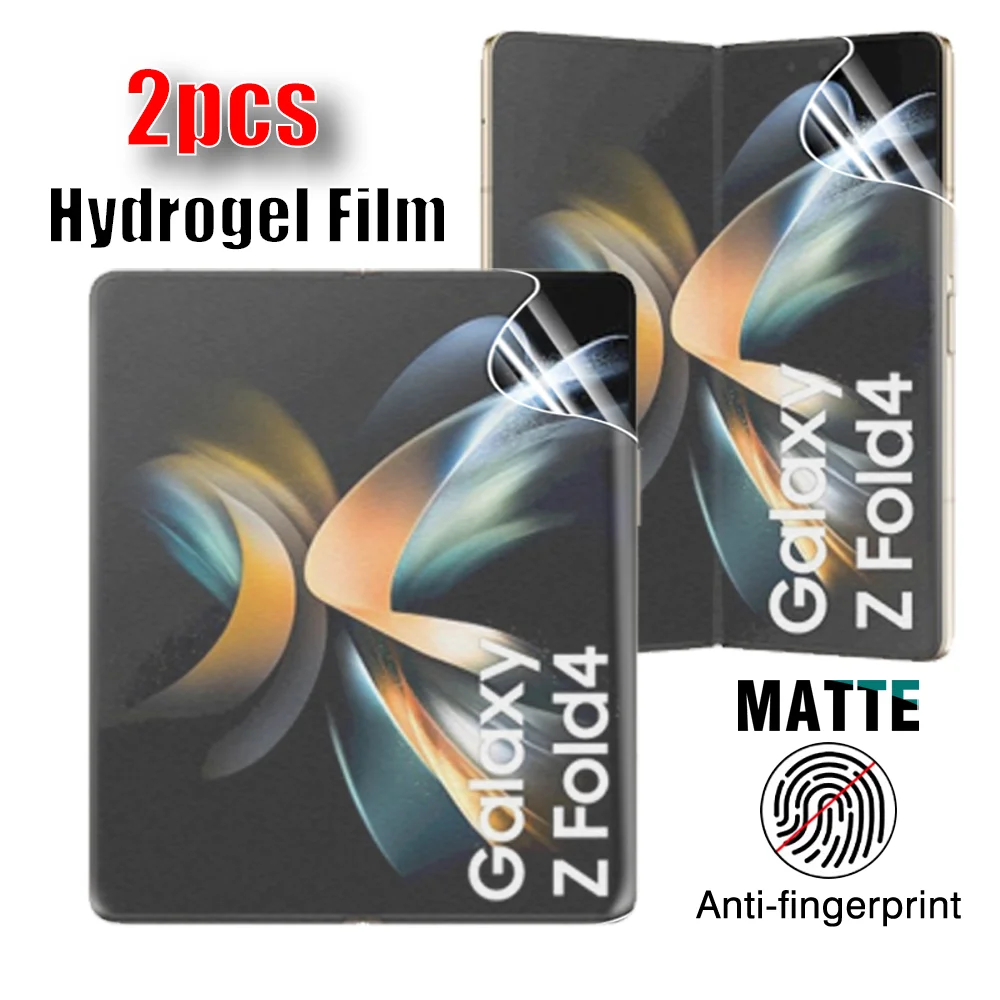 

Матовая Гидрогелевая пленка 2 шт., не стекло для Samsung Galaxy Z, Fold4, защитная пленка для экрана Zfold 4, Zfold4, полное покрытие, пленка для телефона