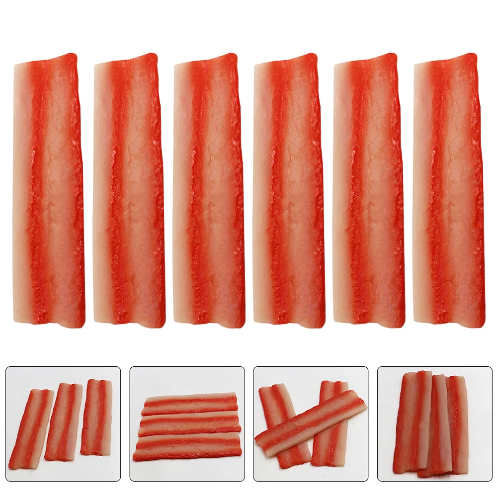 

6 шт., декоративная мягкая резина, искусственная свинина