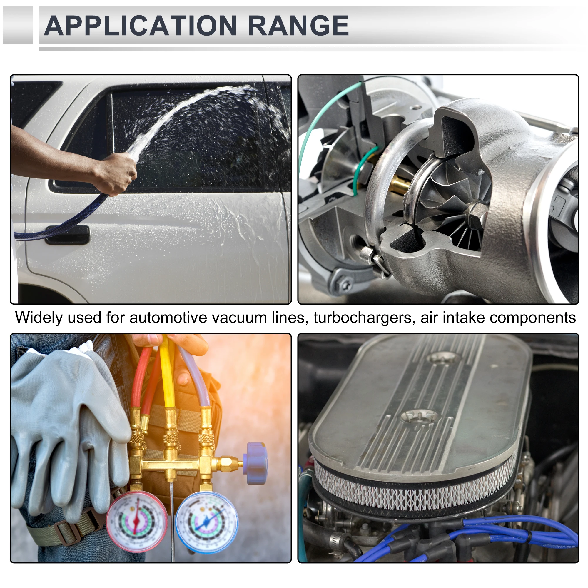 UXCELL 1 7 м длинный силиконовый шланг для вакуумного шланга 2/3/4/5/6/8/10/12/14/16/18/20 мм ID
