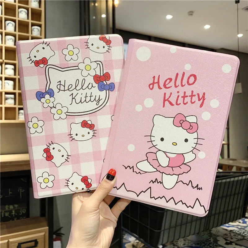 Sanrio, чехол Hello Kitty для iPad Air 2021, Чехол Air 4, силиконовый защитный чехол для iPad Pro Mini 6 10,2 дюйма, противоударный мягкий чехол, подарок