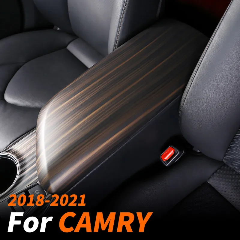 

Center Console Interior Modification, Armrest Box Cover For Toyota Camry 8TH XV70 2018 2019 2020 2021 Car-stlying Accessories