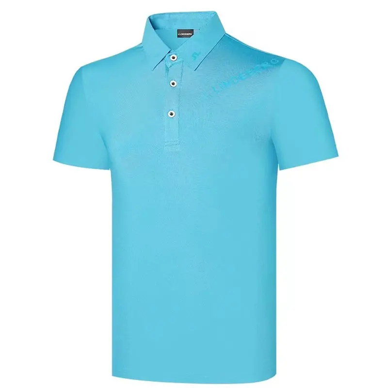 

Футболка JL мужская с коротким рукавом, рубашка для гольфа, уличная спортивная одежда для отдыха, цвет черный/белый, лето