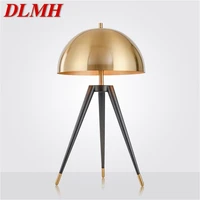 dlmh contemporary table light creative design mushroom led desk lamp for home decor living room bedroom