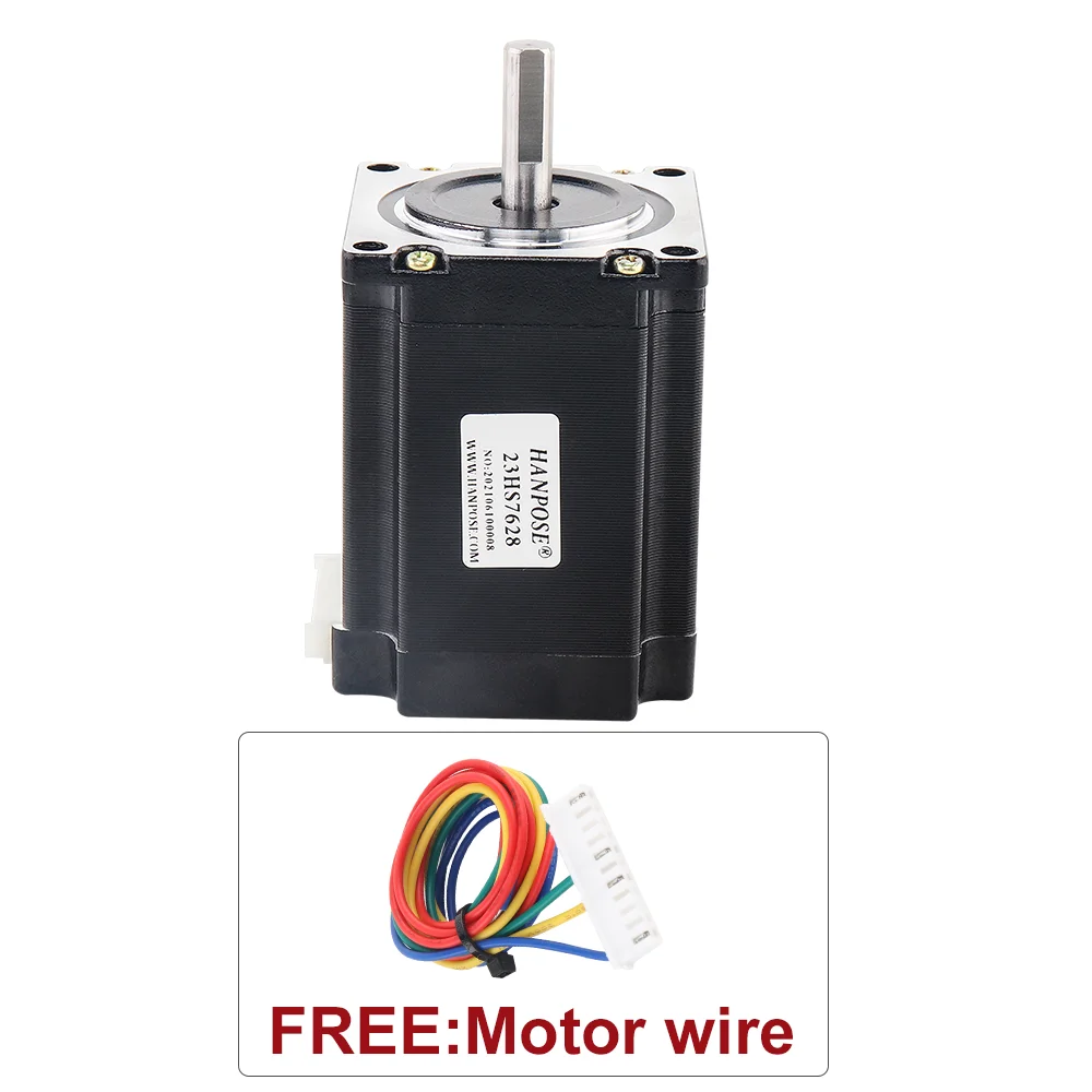 Шаговый двигатель Nema23 Бестселлеры 23HS7628 2GT Синхронное колесо Для 2-фазного
