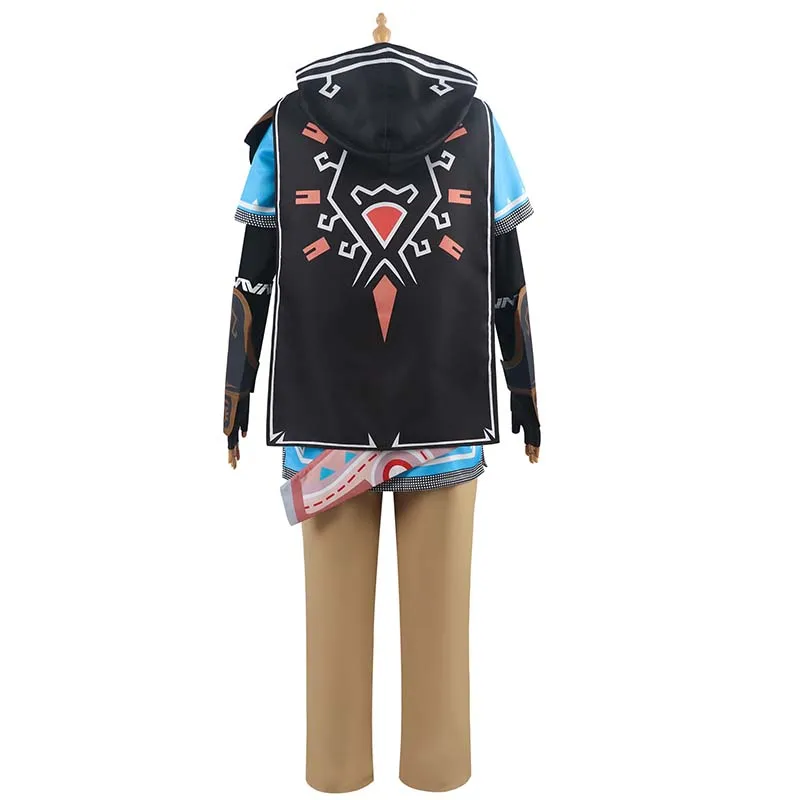 Link Косплей Костюм Игра Zelda Поясная Сумка Перчатки для Мужчин Хэллоуин Рождество