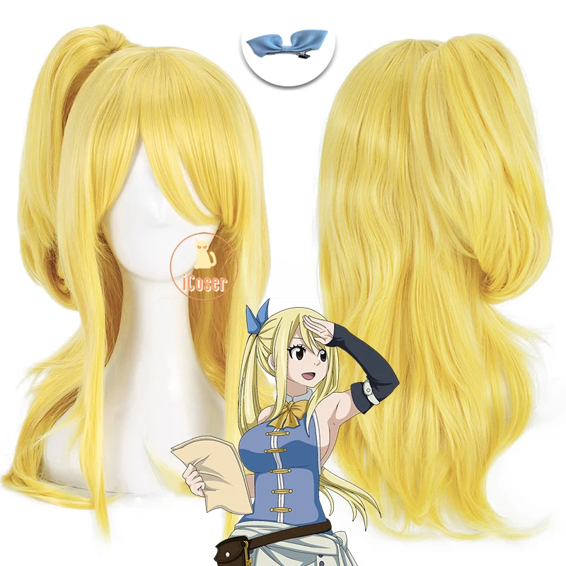 Женский парик в стиле аниме Фея хвост