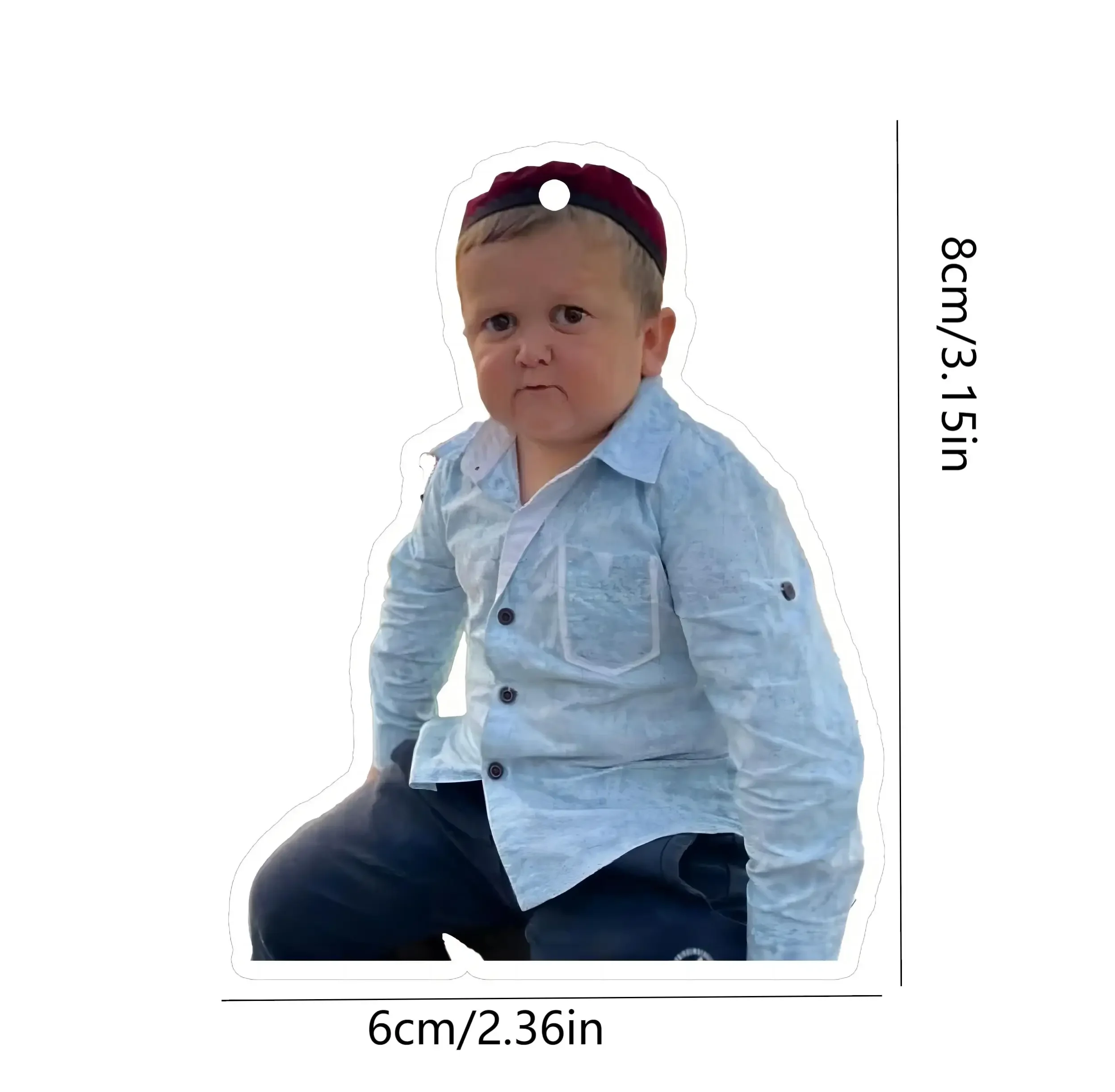 

1 шт., русский мальчик Hasbulla, забавный автомобильный ароматерапевтический парфюм, освежитель воздуха, зеркало, аксессуары для интерьера, кулон