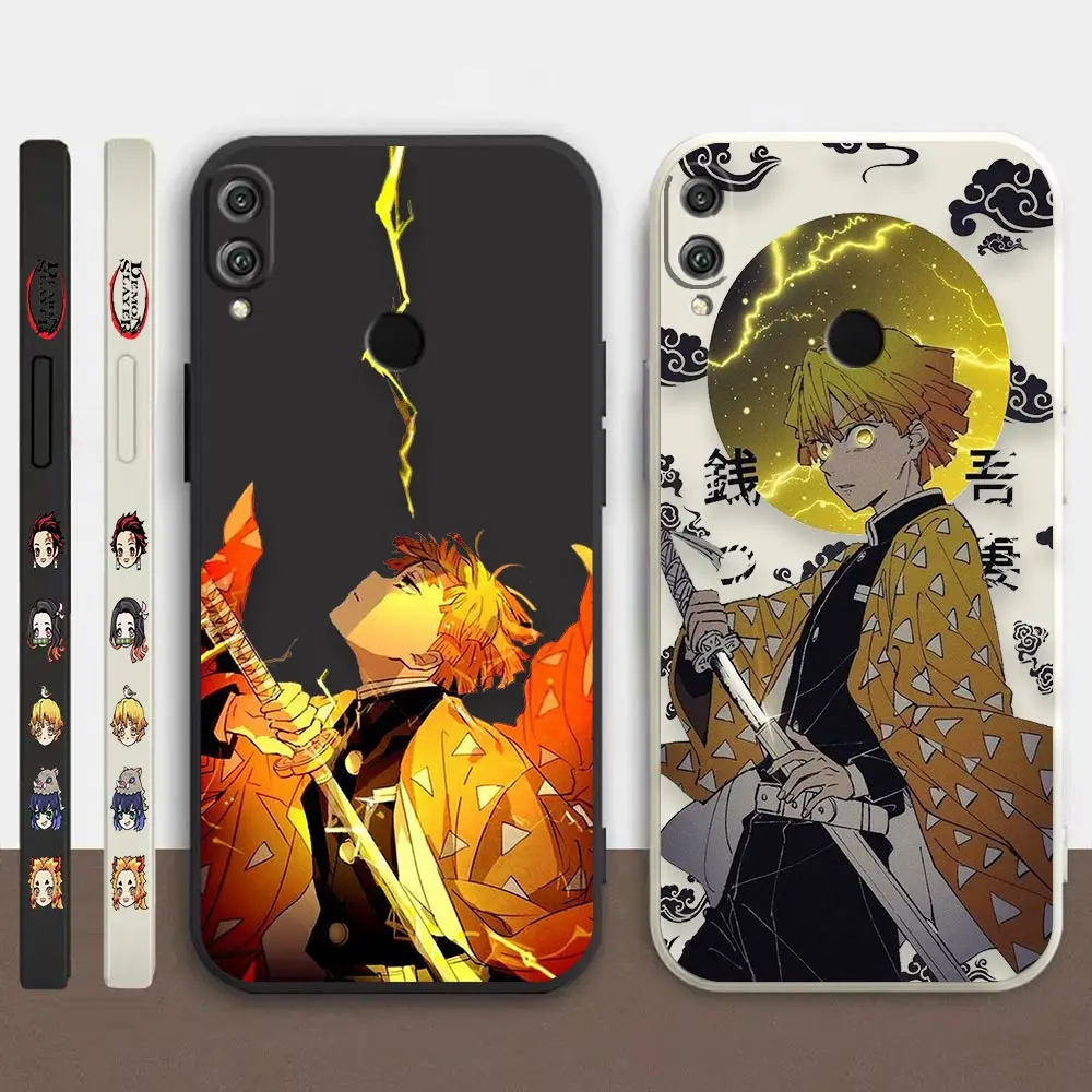 

Japan Cartoon Demon Slayer Agatsuma Zenitsu Case For Honor 70 30 30S 20 20S 20I 10 10I 9 9X 9I 9A 8X X20SE Pro Lite Max Cover