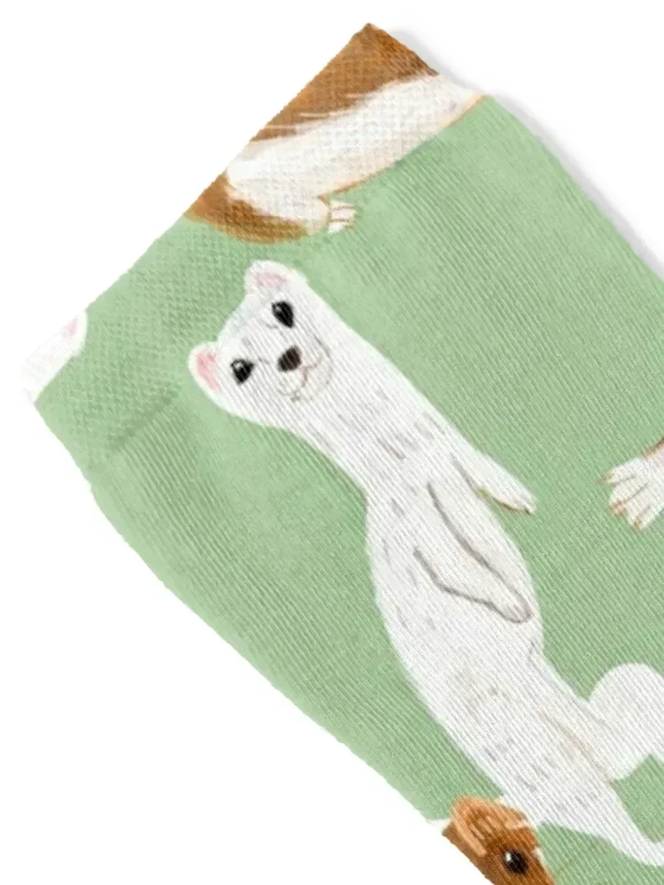 Носки Naughty Stoat (Mustela erminea) Детские хлопковые новые модные носки Женские Мужские