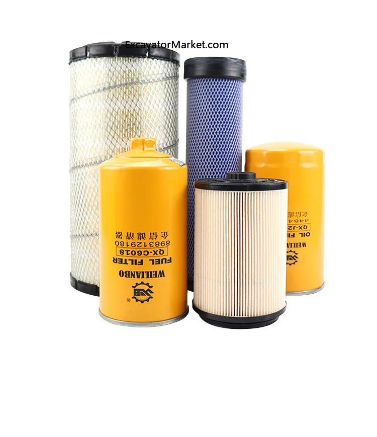 Для Sany 115 125 135C двигатель масло дизельный воздушный фильтр возврат 1000 часа