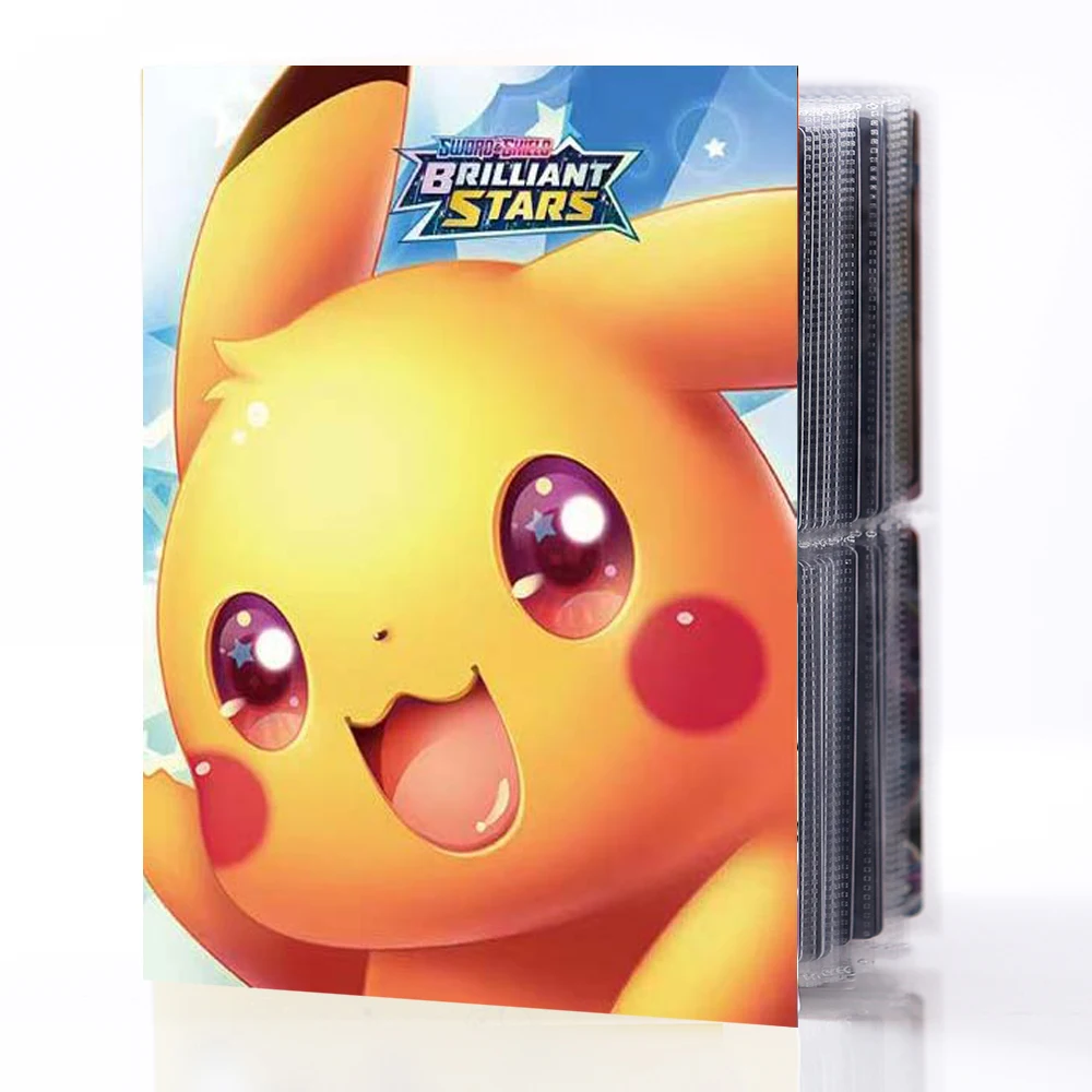 

240pcs Pokemon Card Binder Game EX Trainer Albums pokemon Map Card Holder Collectible Book Folder Loaded List Kids Birthday Gift
