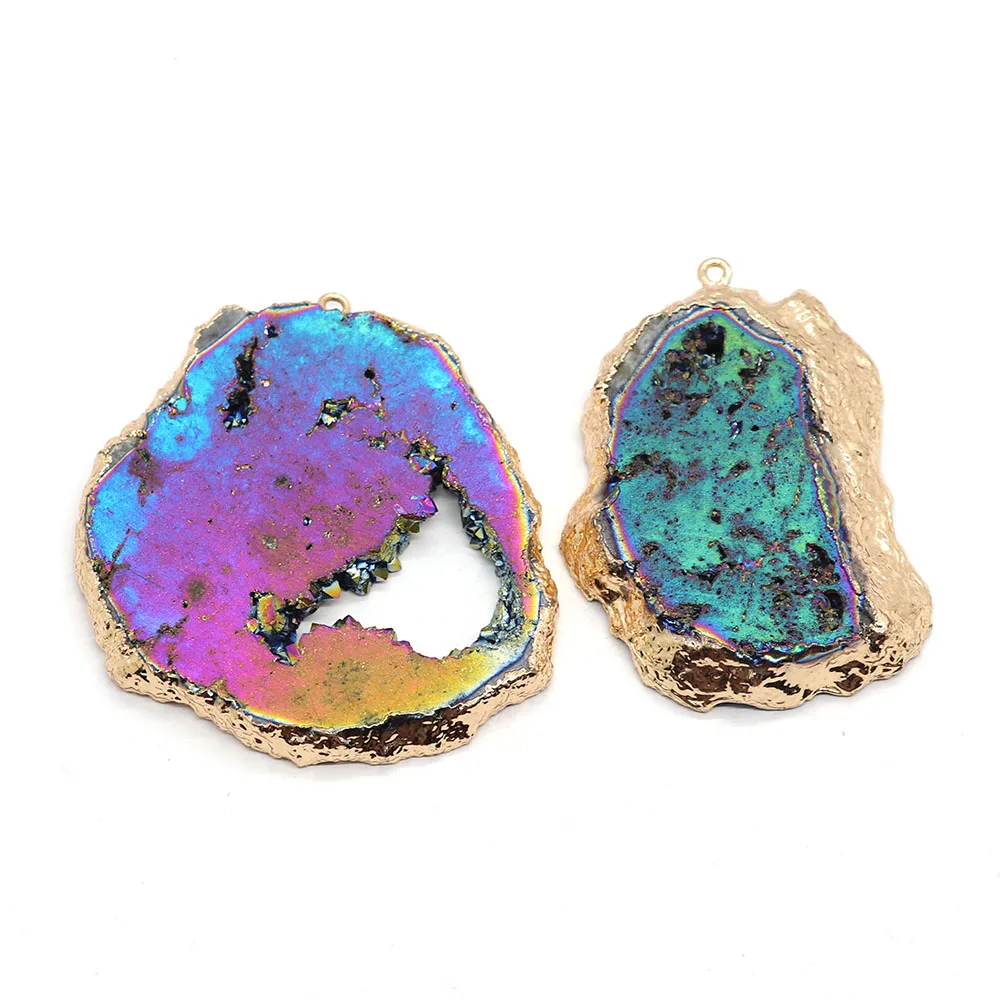 

Natural Stone Crystal Pendants Reiki Irregular Charms for Jewelry Making DIY Necklaces Earrings Keychain Accessories Wholesale