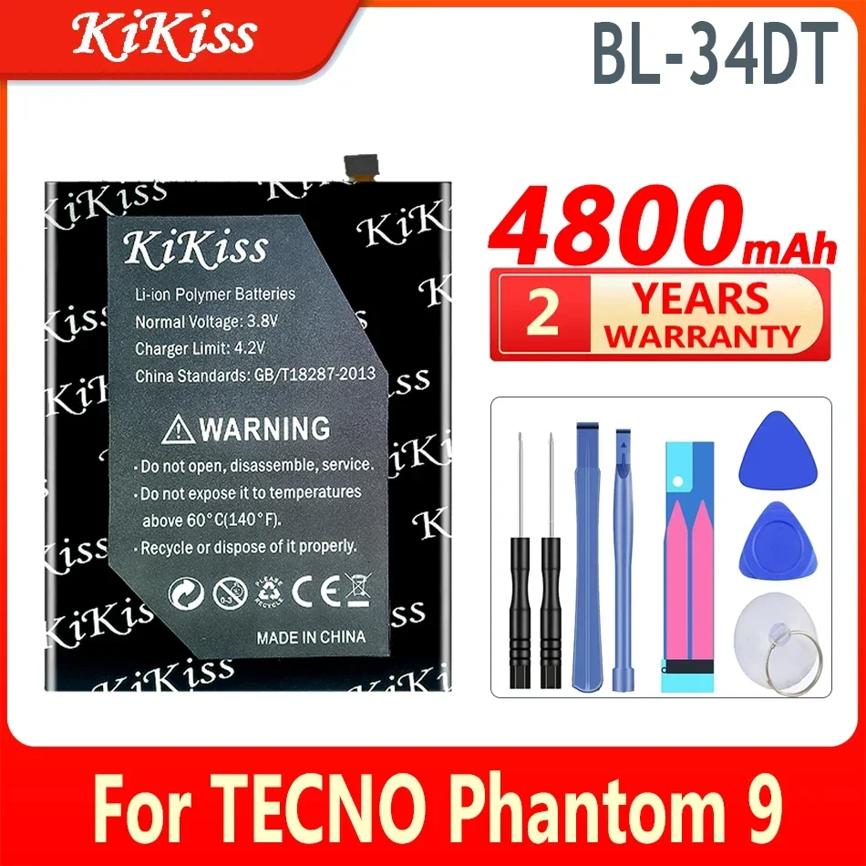 Аккумулятор для телефона 4800 мАч TECNO Phantom 9 CC9 AB7 CAMON 12 Pro