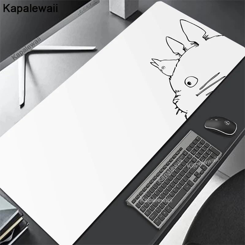 Игровой коврик для мыши Totoro XL, большой домашний HD Коврик для мыши под заказ, игровой коврик для клавиатуры XXL, коврик для мыши 100x55 см, офисный ковер, коврики для мыши для ноутбука