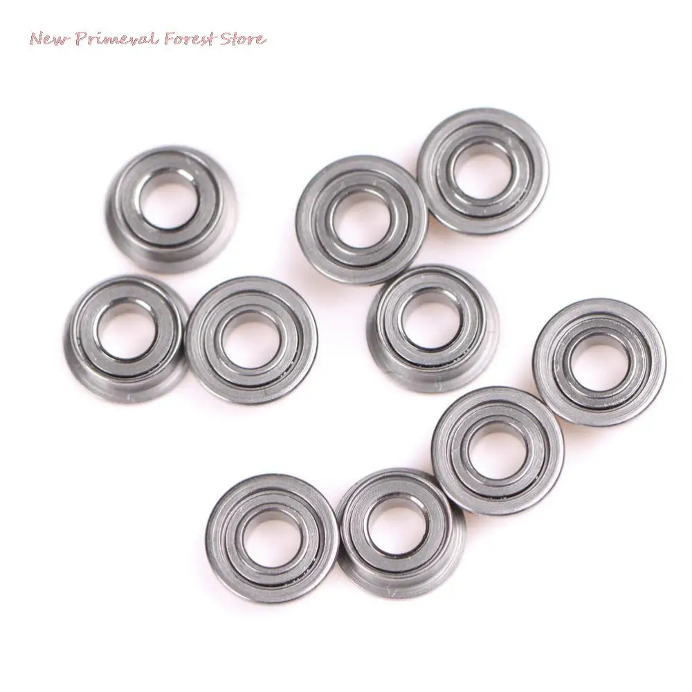 

Top Sale 10pcs/lot High Quality 3x6x2.5mm Metal Double Shielded Miniature Deep Groove Flanged Ball Bearings For 3D Printer